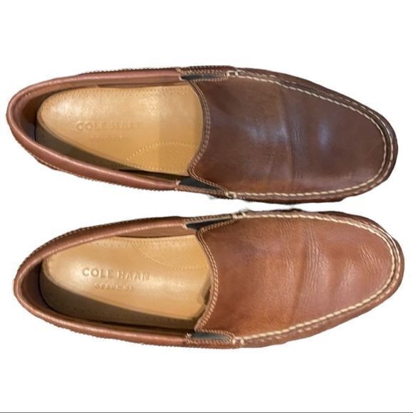 Cole Haan 8.5W C25477 Men's Grand OS Santa Barbara Harvest Brown Driving Loafer - Picture 1 of 3